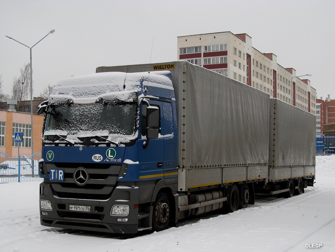 Калининградская область, № Р 191 СЕ 39 — Mercedes-Benz Actros ('2009) 2544