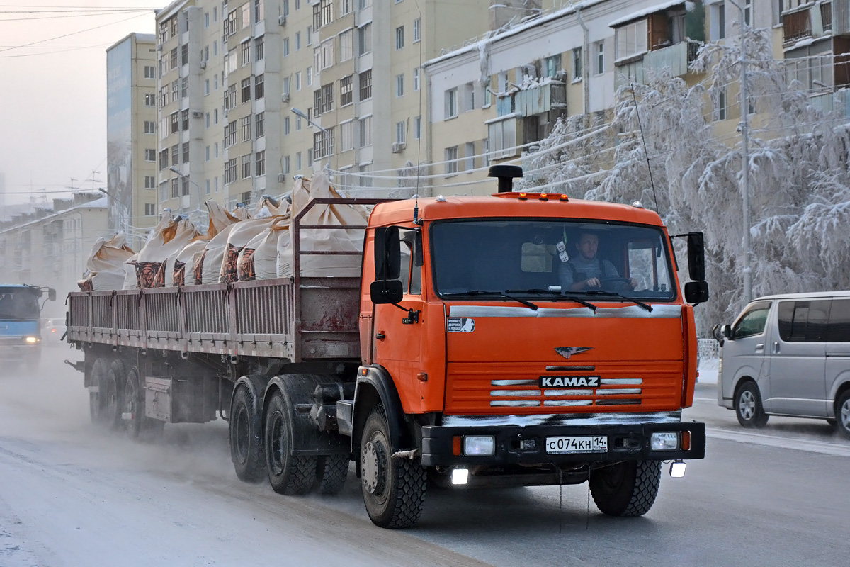 Саха (Якутия), № С 074 КН 14 — КамАЗ-54115 (общая модель)