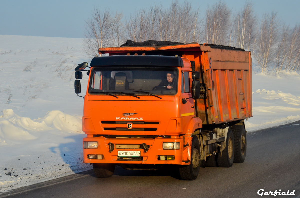 Кемеровская область, № К 910 ВХ 142 — КамАЗ-6520-63