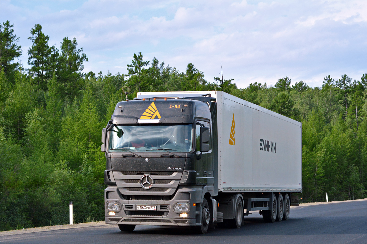 Новосибирская область, № Е 563 РВ 777 — Mercedes-Benz Actros '09 1841 [Z9M]