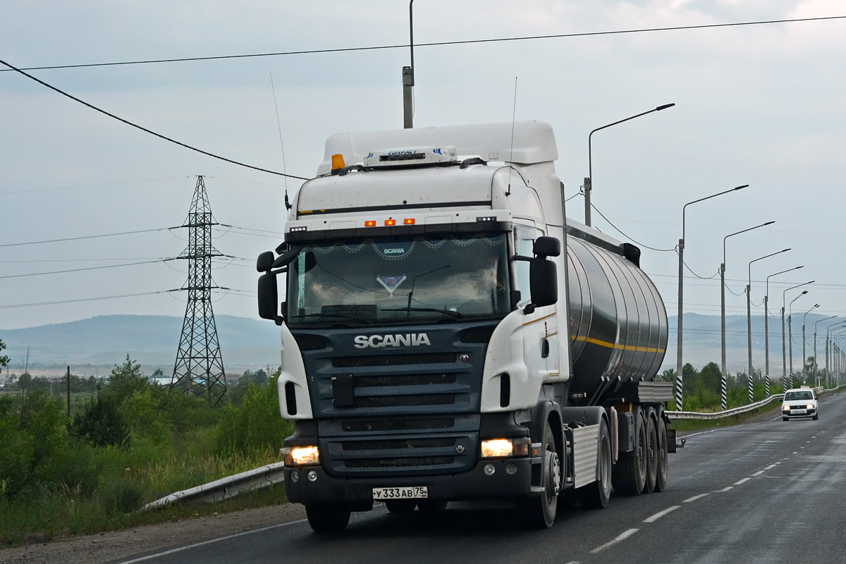 Забайкальский край, № У 333 АВ 75 — Scania ('2004) R500