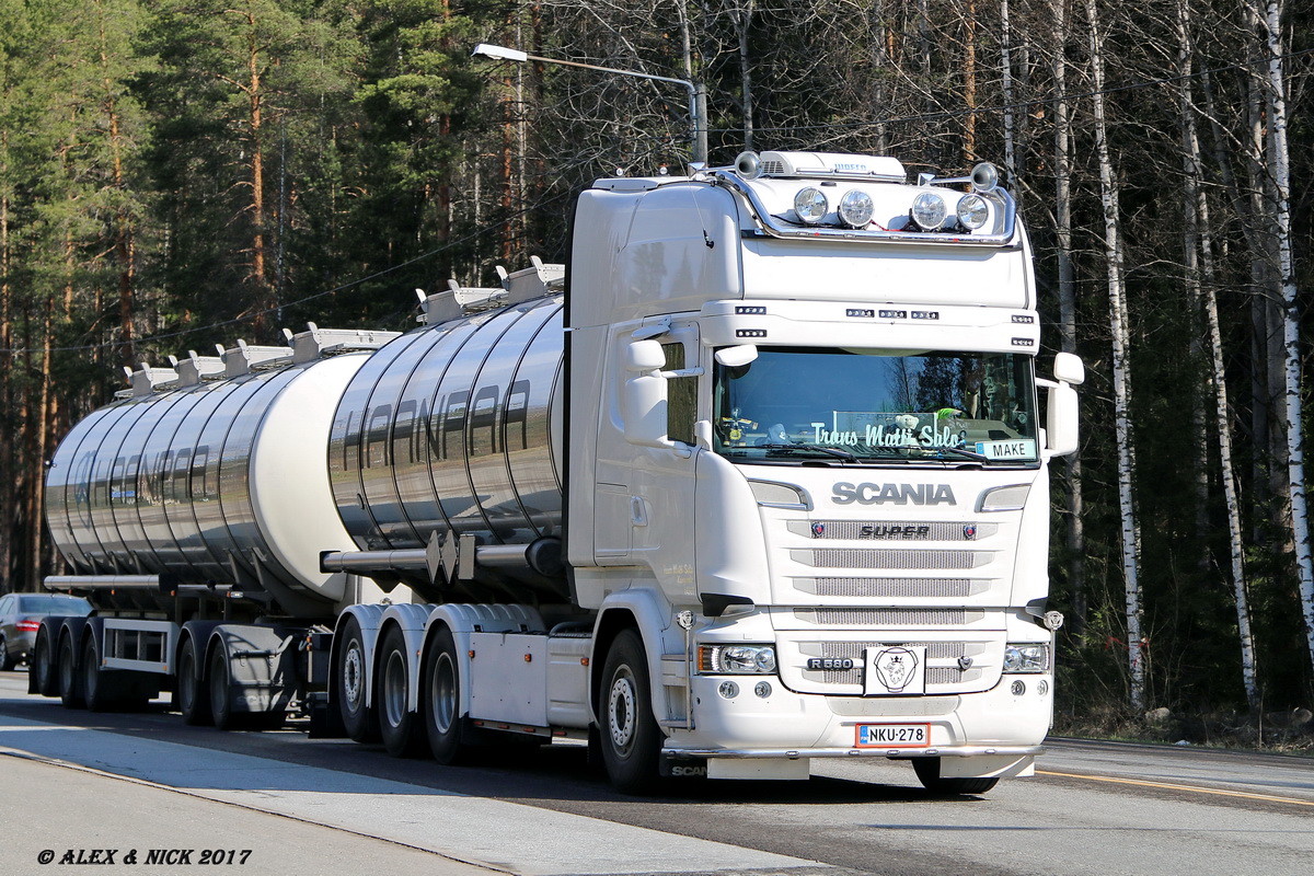 Финляндия, № NKU-278 — Scania ('2013) R580 Финляндия, № NKU-278 — Scania ('2013) R580