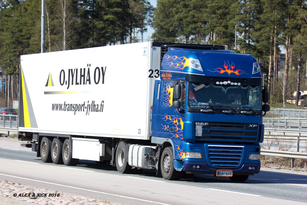 Финляндия, № DAF-410 — DAF XF105 FT Финляндия, № DAF-410 — DAF XF105 FT