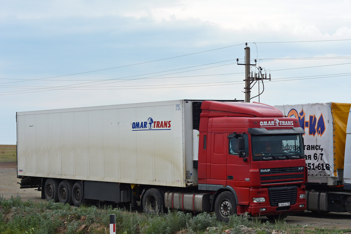 Омская область, № Р 464 ХС 55 — DAF XF95 FT