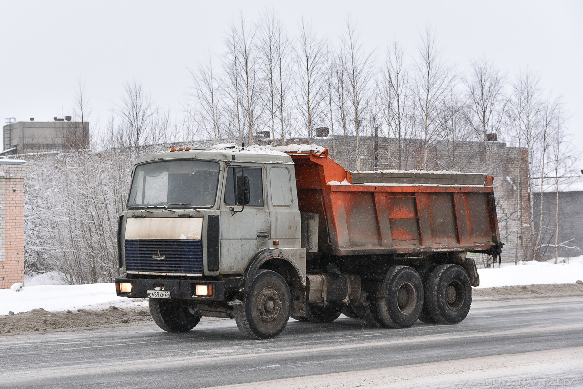 Архангельская область, № С 489 КМ 29 — МАЗ-551605