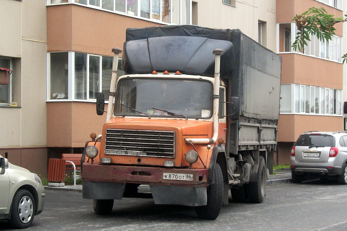 Ханты-Мансийский автоном.округ, № К 870 ОТ 86 — Magirus-Deutz 232D19K