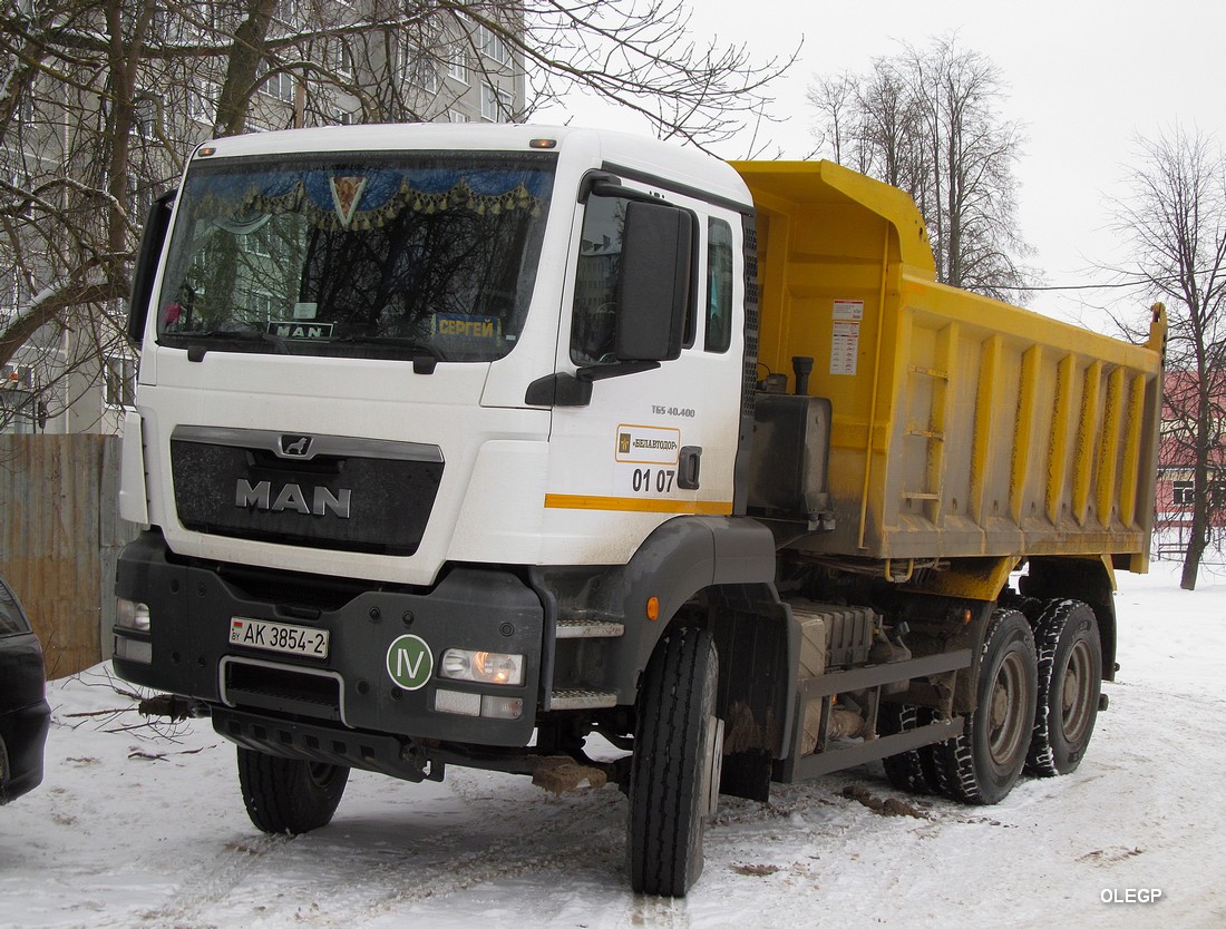 Витебская область, № АК 3854-2 — MAN TGS ('2007) 40.400