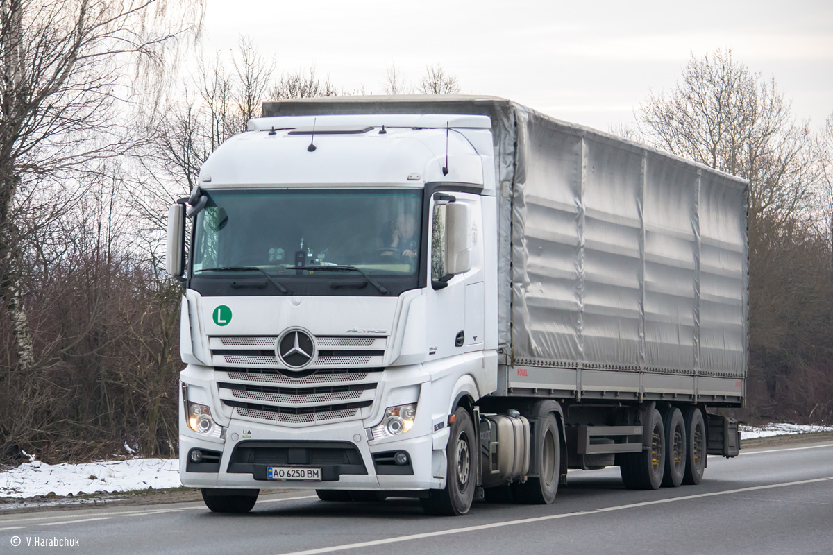 Закарпатская область, № АО 6250 ВМ — Mercedes-Benz Actros ('2011) 1845