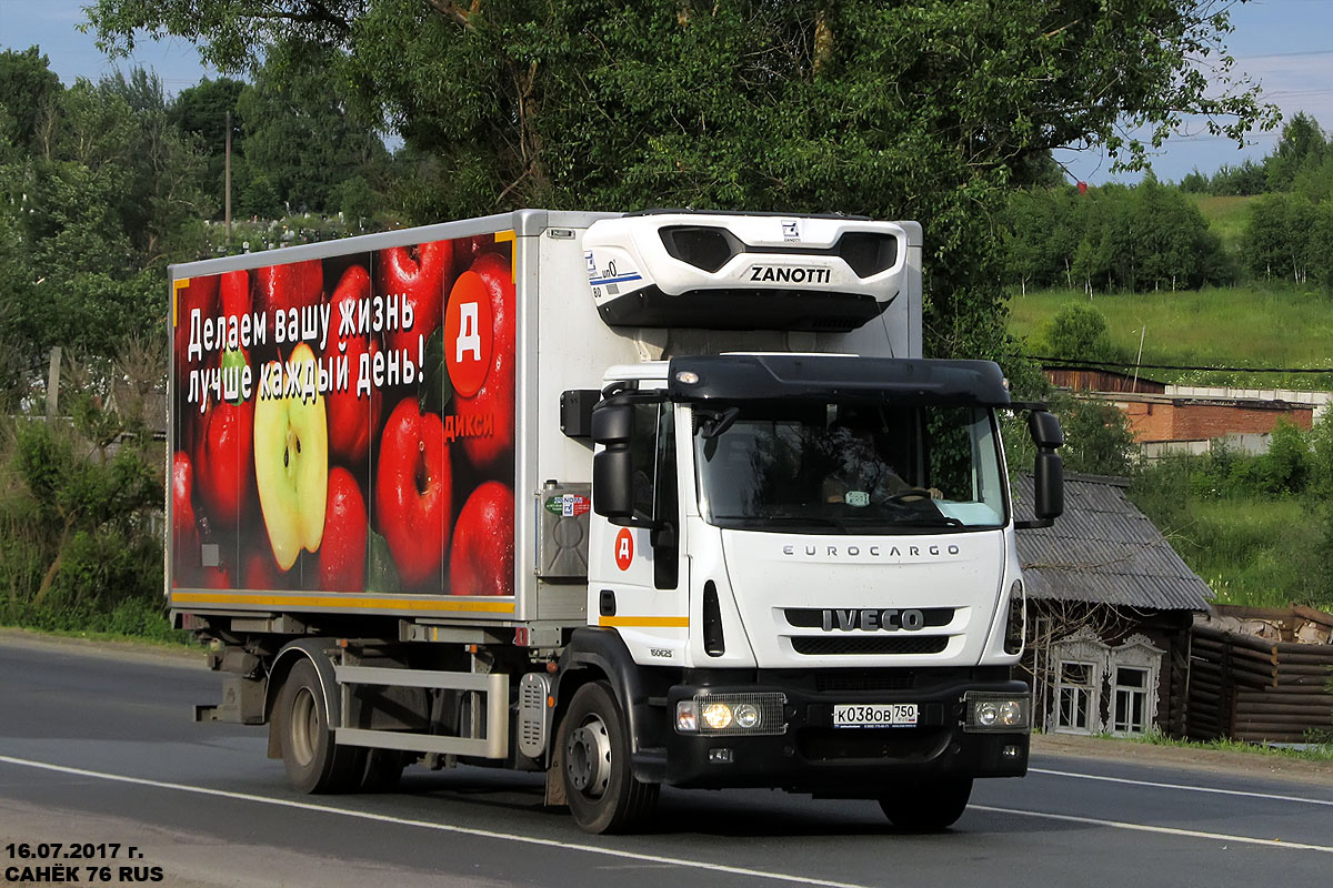 Московская область, № К 038 ОВ 750 — IVECO EuroCargo ('2008)