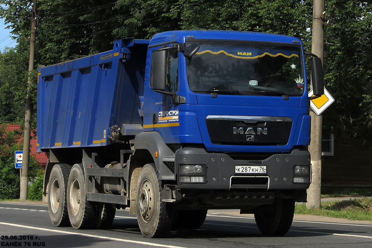 Ярославская область, № К 287 КН 76 — MAN TGS ('2007) 40.390