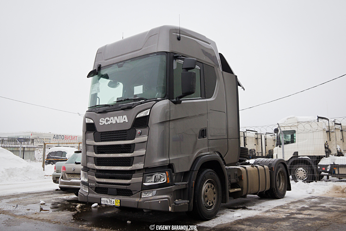 Московская область, № КЕ 678 А 50 — Scania ('2016) S500