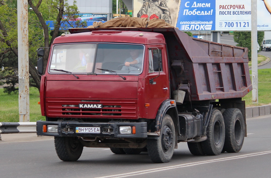 Одесская область, № ВН 9125 ЕА — КамАЗ-55111-02 [55111C]