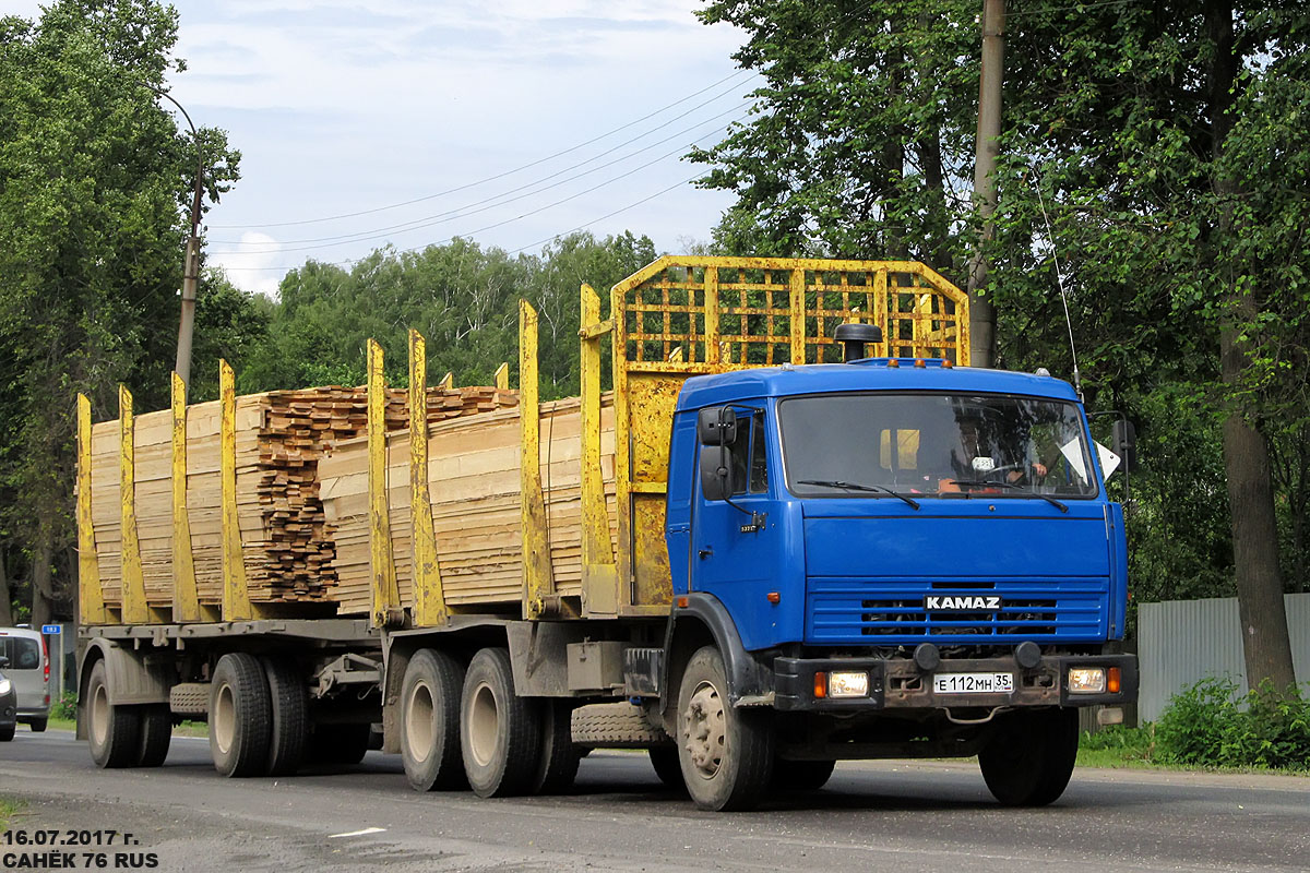 Вологодская область, № Е 112 МН 35 — КамАЗ-53215-13 [53215N]