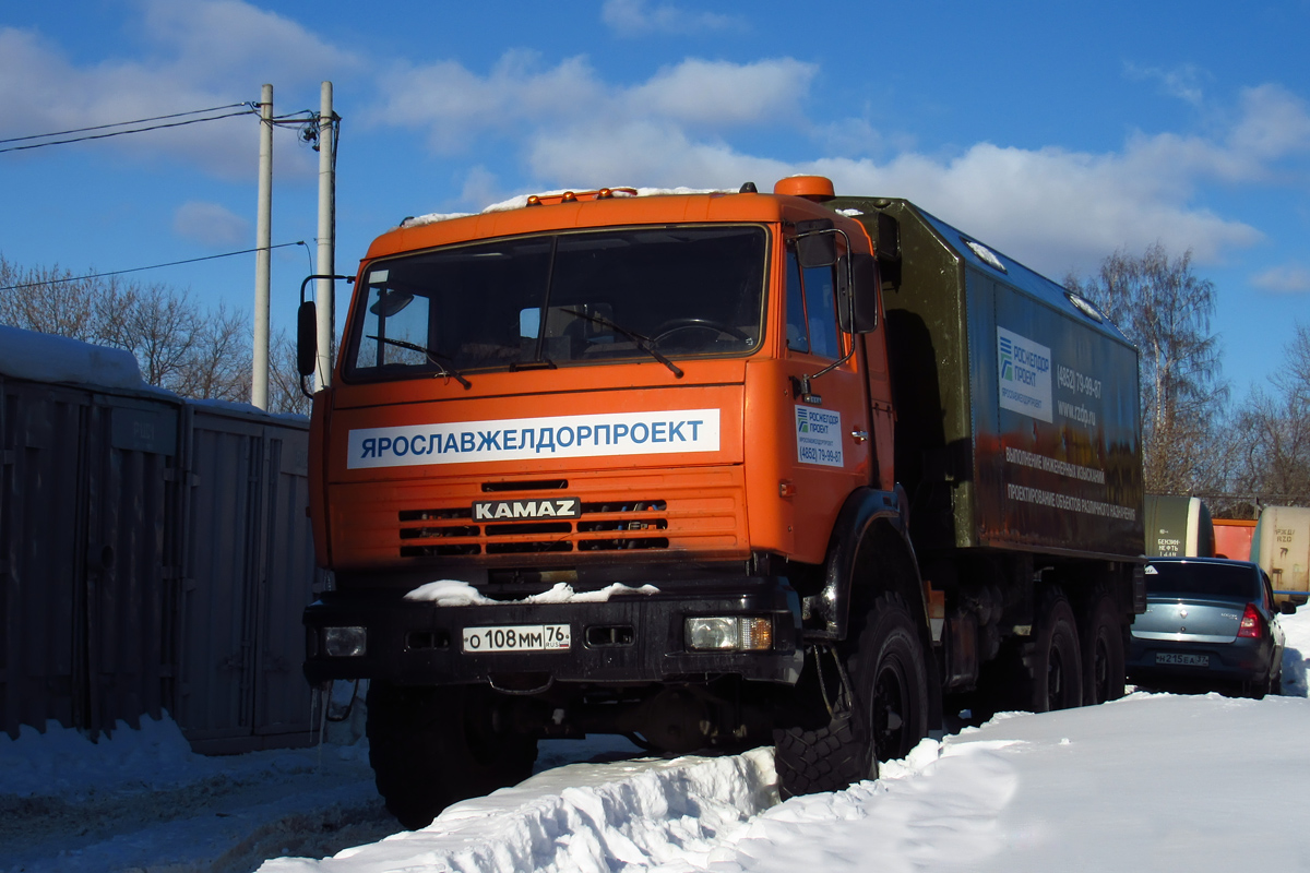 Ярославская область, № О 108 ММ 76 — КамАЗ-43114-15 [43114R]