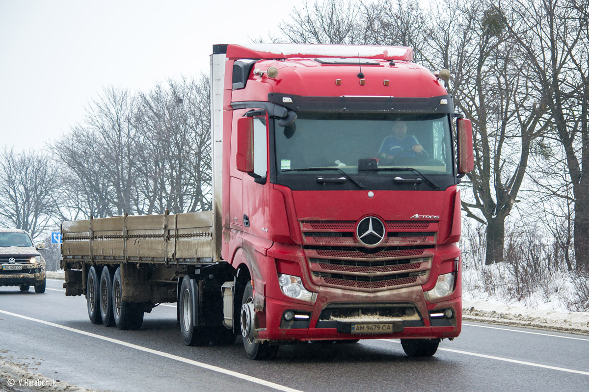 Житомирская область, № АМ 9479 СА — Mercedes-Benz Actros ('2011) 1845