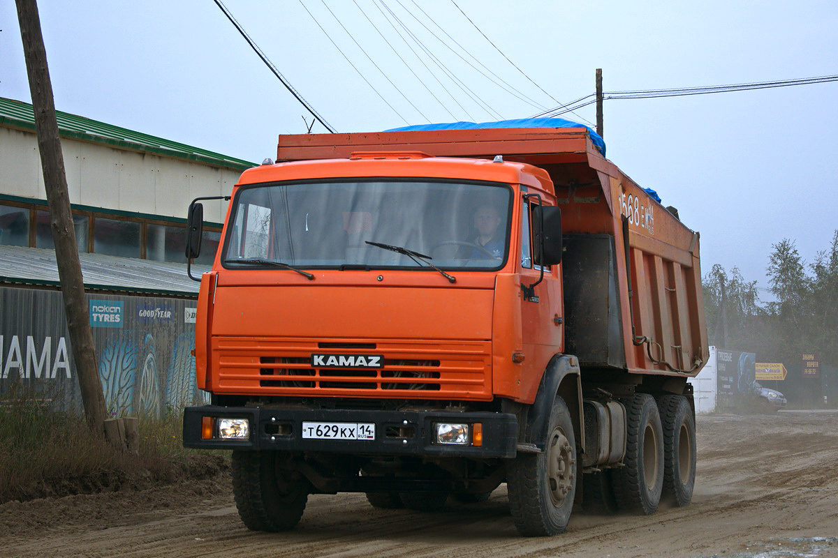 Саха (Якутия), № Т 629 КХ 14 — КамАЗ-65115 (общая модель)