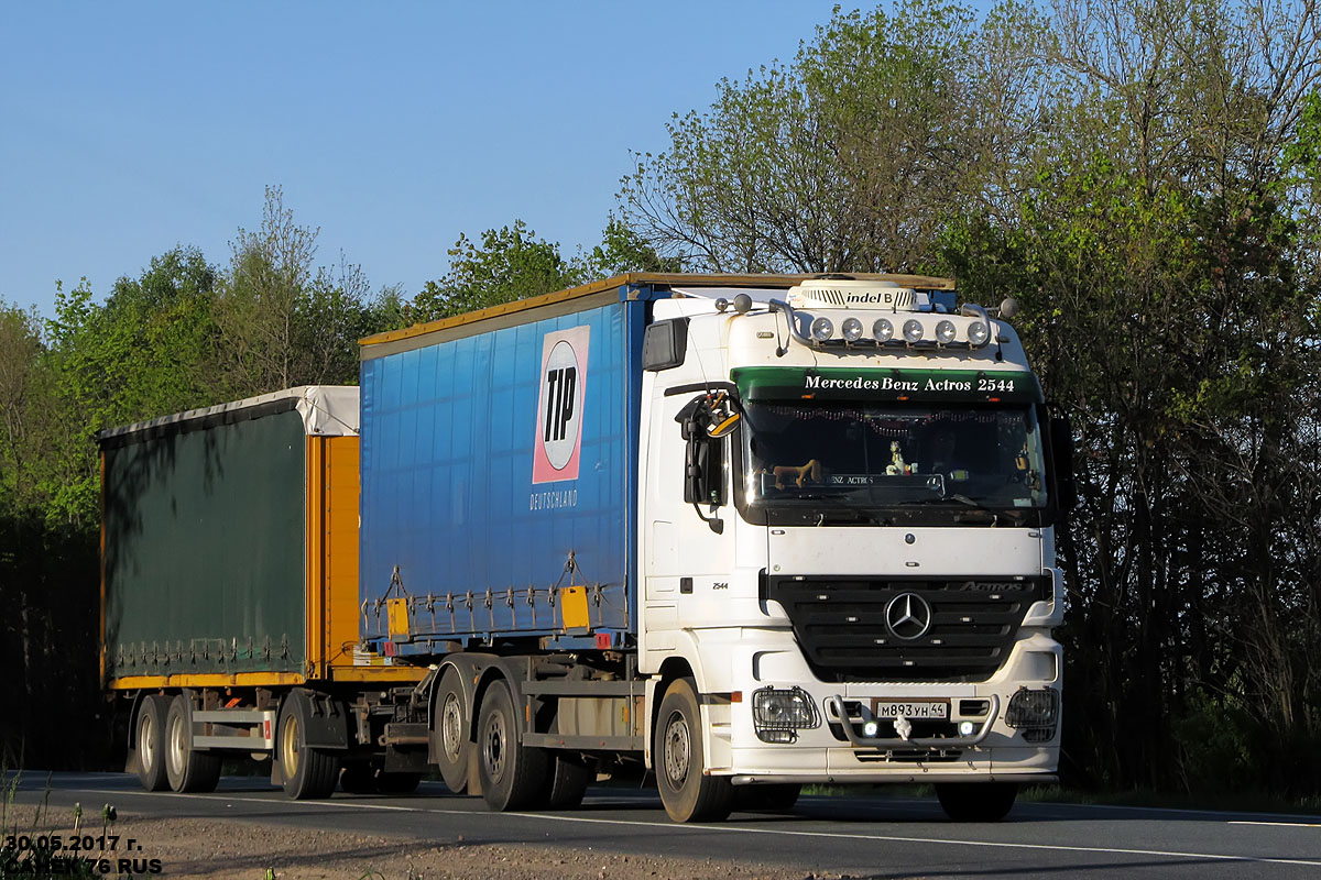 Костромская область, № М 893 УН 44 — Mercedes-Benz Actros ('2003) 2544