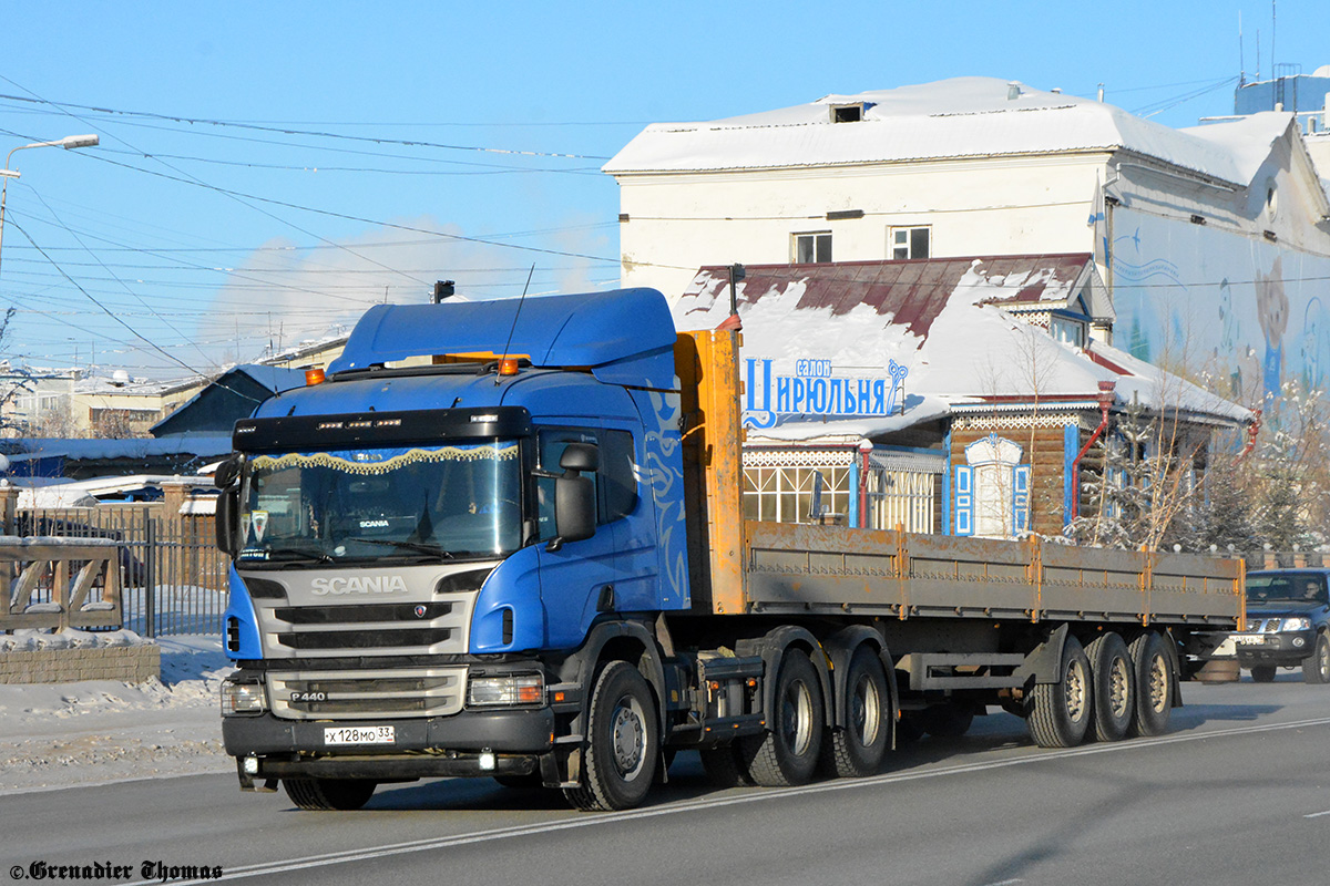 Саха (Якутия), № Х 128 МО 33 — Scania ('2011) P440