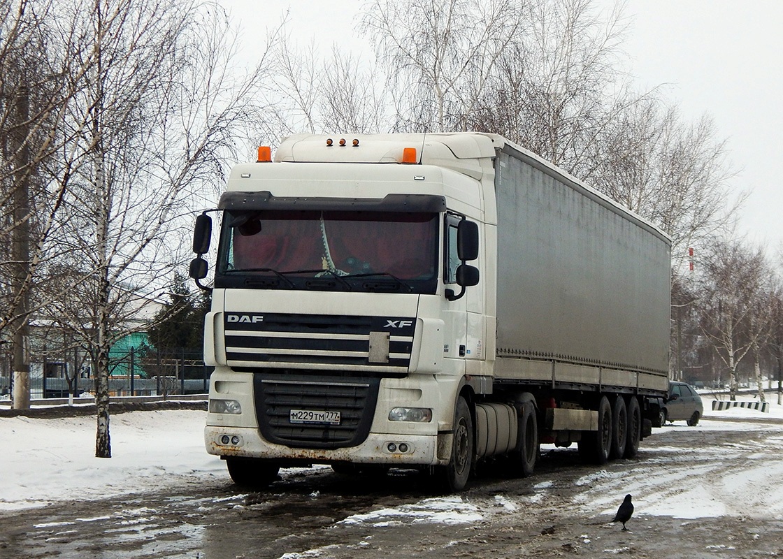 Москва, № М 229 ТМ 777 — DAF XF105 FT