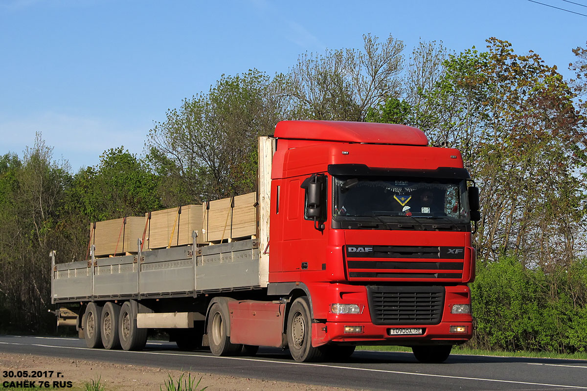 Московская область, № Т 090 ОА 750 — DAF XF95 FT