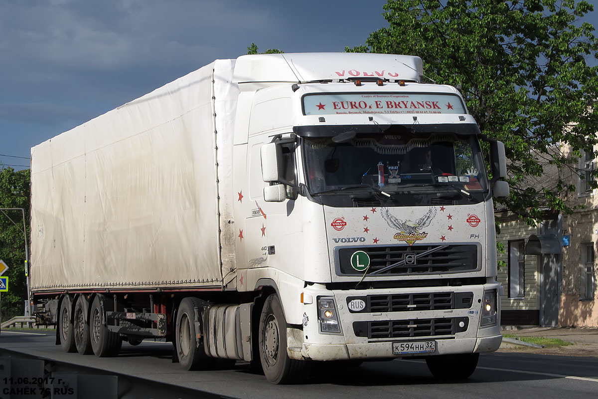 Брянская область, № К 594 НН 32 — Volvo ('2002) FH12.440