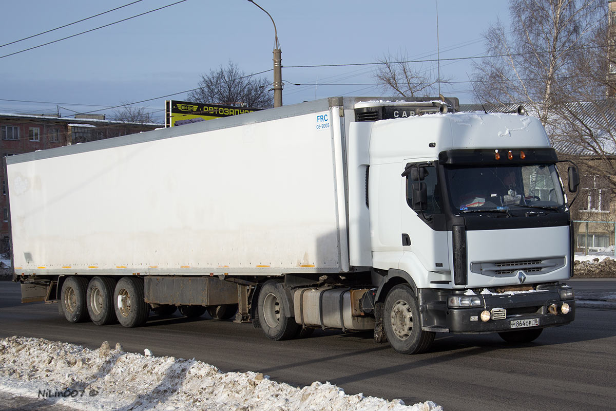 Удмуртия, № М 864 ОР 18 — Renault Premium ('1996)