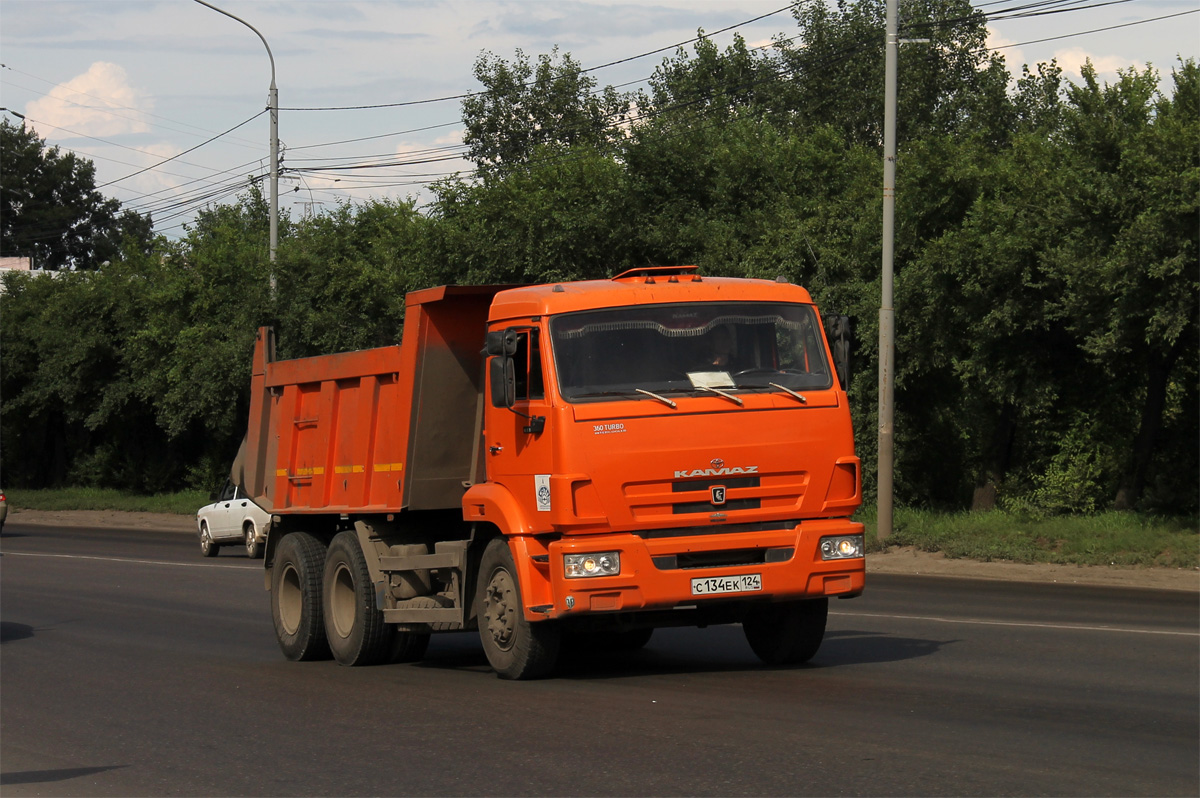 Красноярский край, № С 134 ЕК 124 — КамАЗ-65115-N3