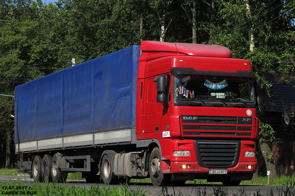 Минск, № АК 4460-7 — DAF XF105 FT