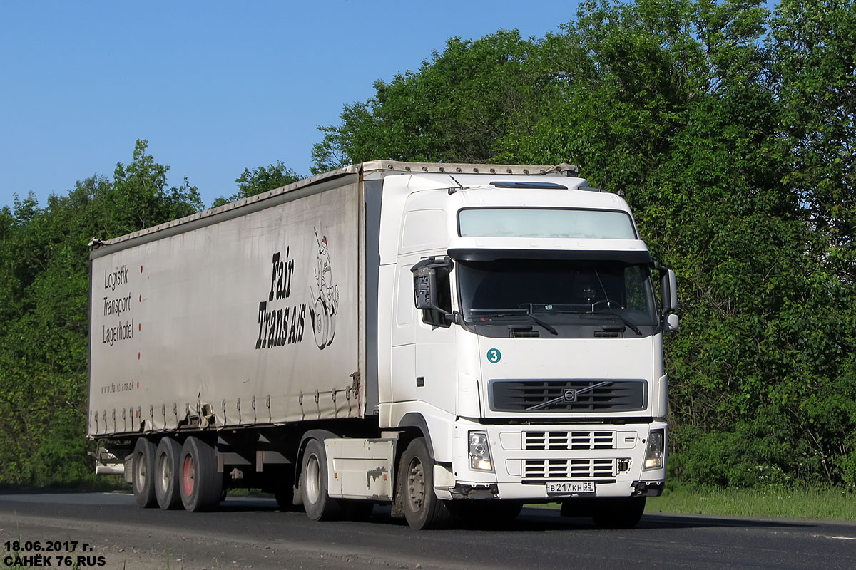 Вологодская область, № В 217 КН 35 — Volvo ('2002) FH12.460