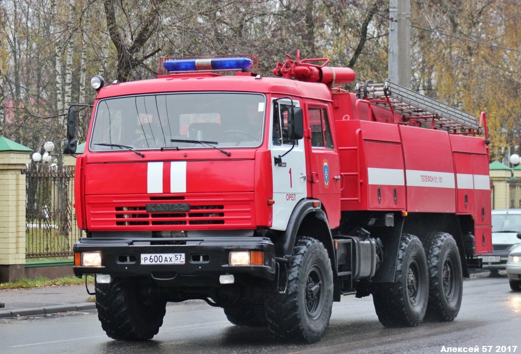 Орловская область, № Р 600 АХ 57 — КамАЗ-43118-15 [43118R]