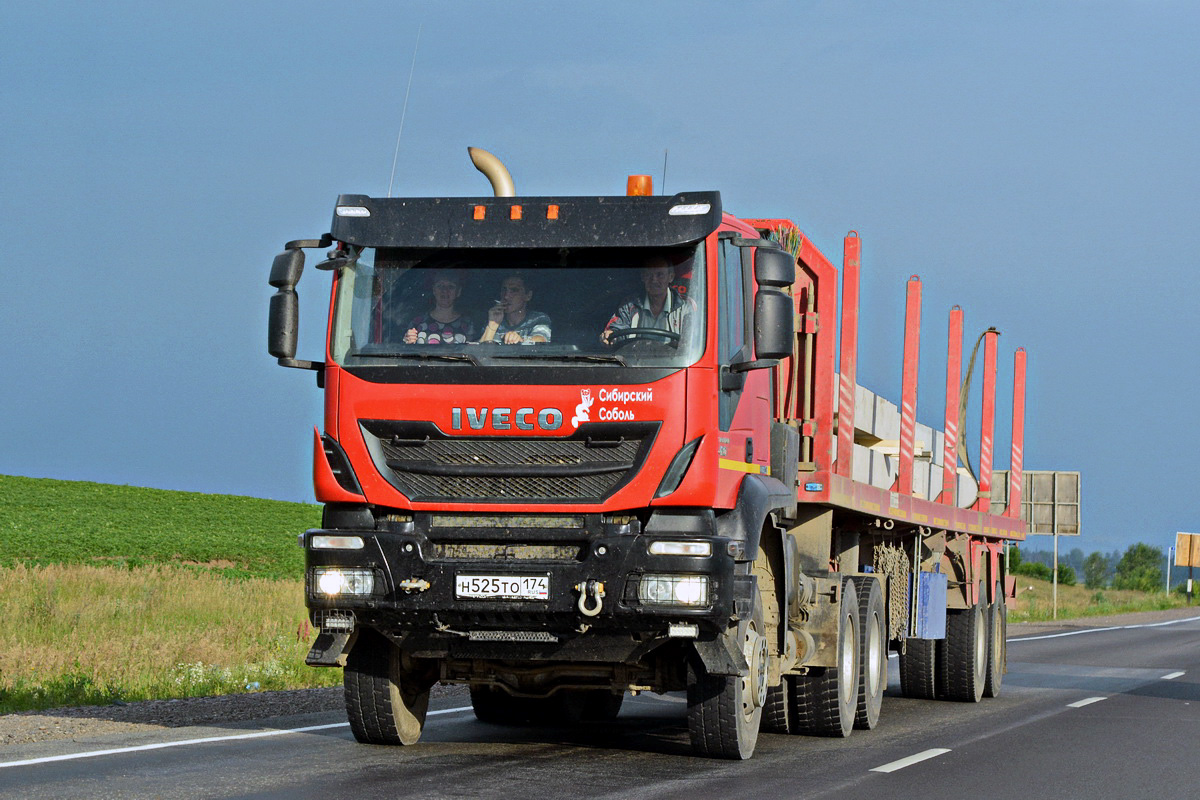 Красноярский край, № Н 525 ТО 174 — IVECO-AMT Trakker ('2013)