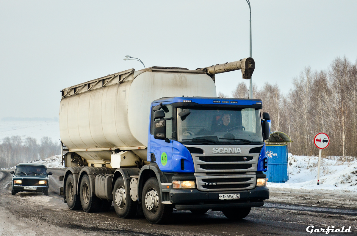 Кемеровская область, № Р 154 ЕА 142 — Scania ('2011) P400