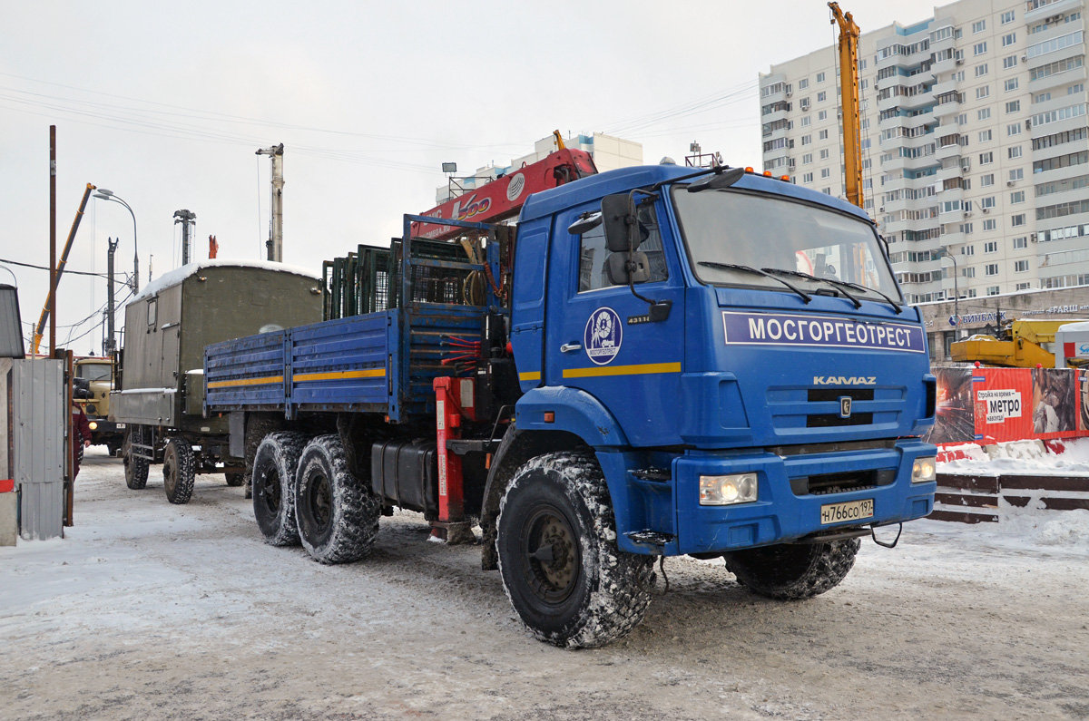 Москва, № Н 766 СО 197 — КамАЗ-43118 (общая модель)