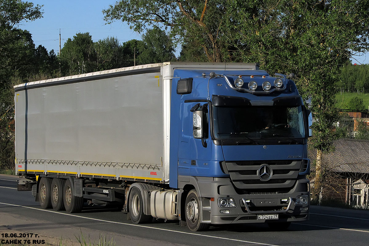 Архангельская область, № К 704 ВВ 29 — Mercedes-Benz Actros ('2009) 1841