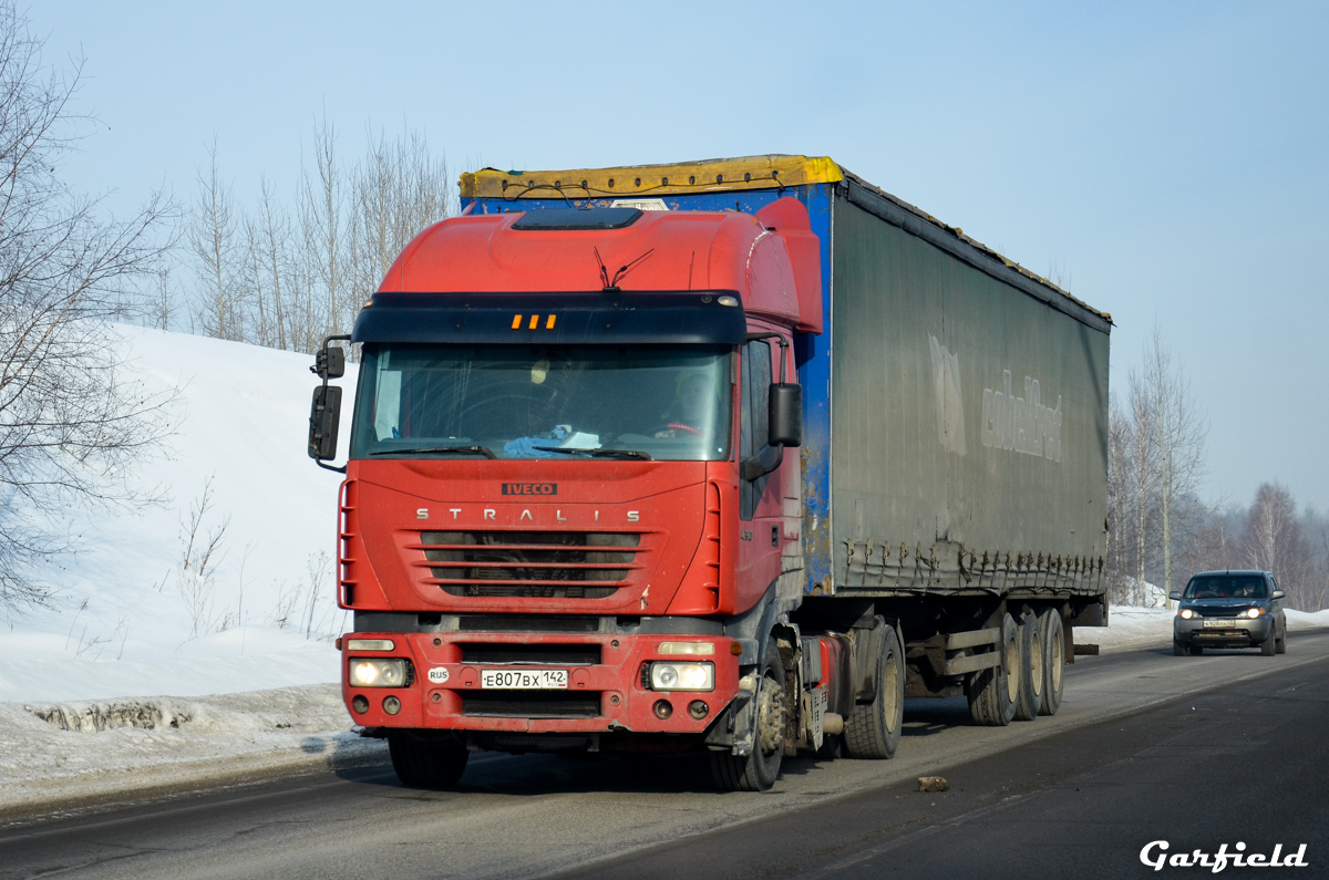 Кемеровская область, № Е 807 ВХ 142 — IVECO Stralis ('2002) 430