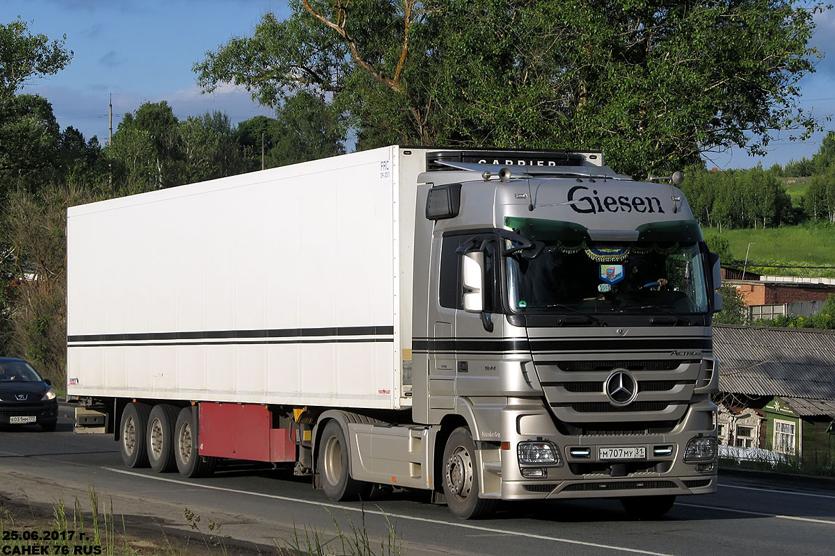 Белгородская область, № М 707 МУ 31 — Mercedes-Benz Actros ('2009) 1844