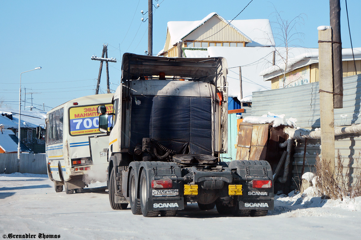 Саха (Якутия), № С 745 КТ 154 — Scania ('2009, общая модель)