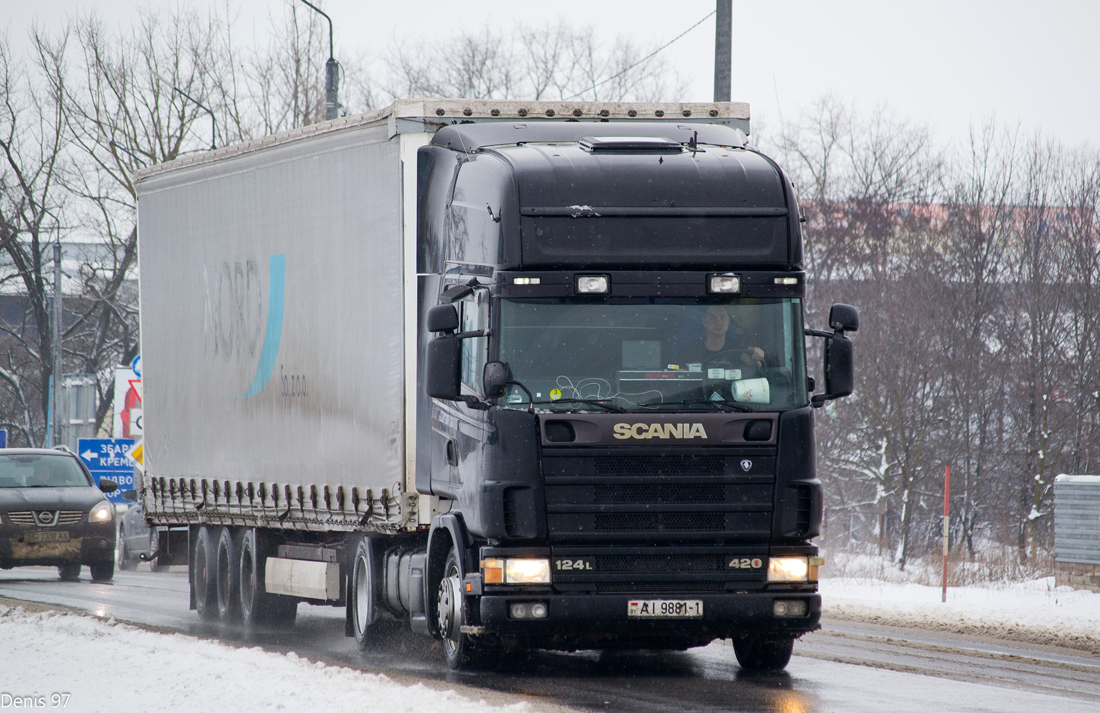 Брестская область, № АІ 9881-1 — Scania ('1996) R124L