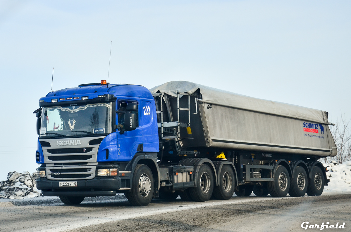 Кемеровская область, № 222 — Scania ('2011) P400