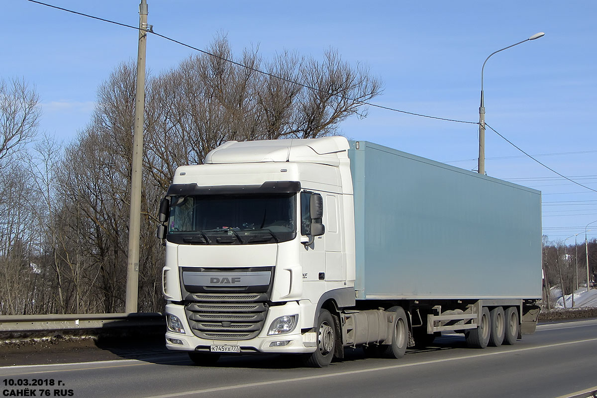 Москва, № К 745 УХ 777 — DAF XF Euro6 FT