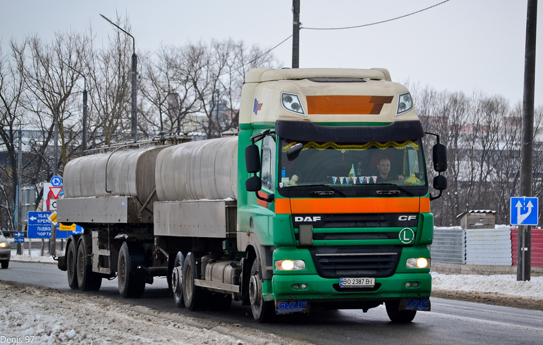 Тернопольская область, № ВО 2387 ВІ — DAF CF85 FAR