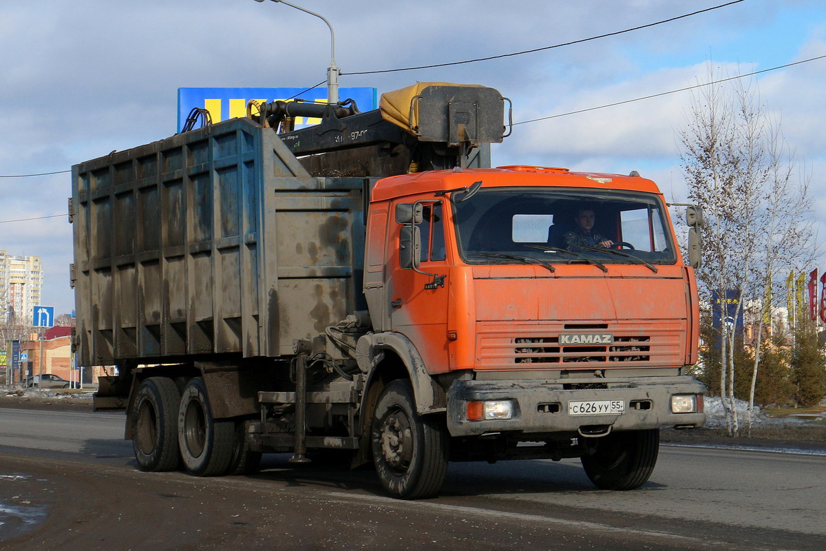 Омская область, № С 626 УУ 55 — КамАЗ-65115-D3