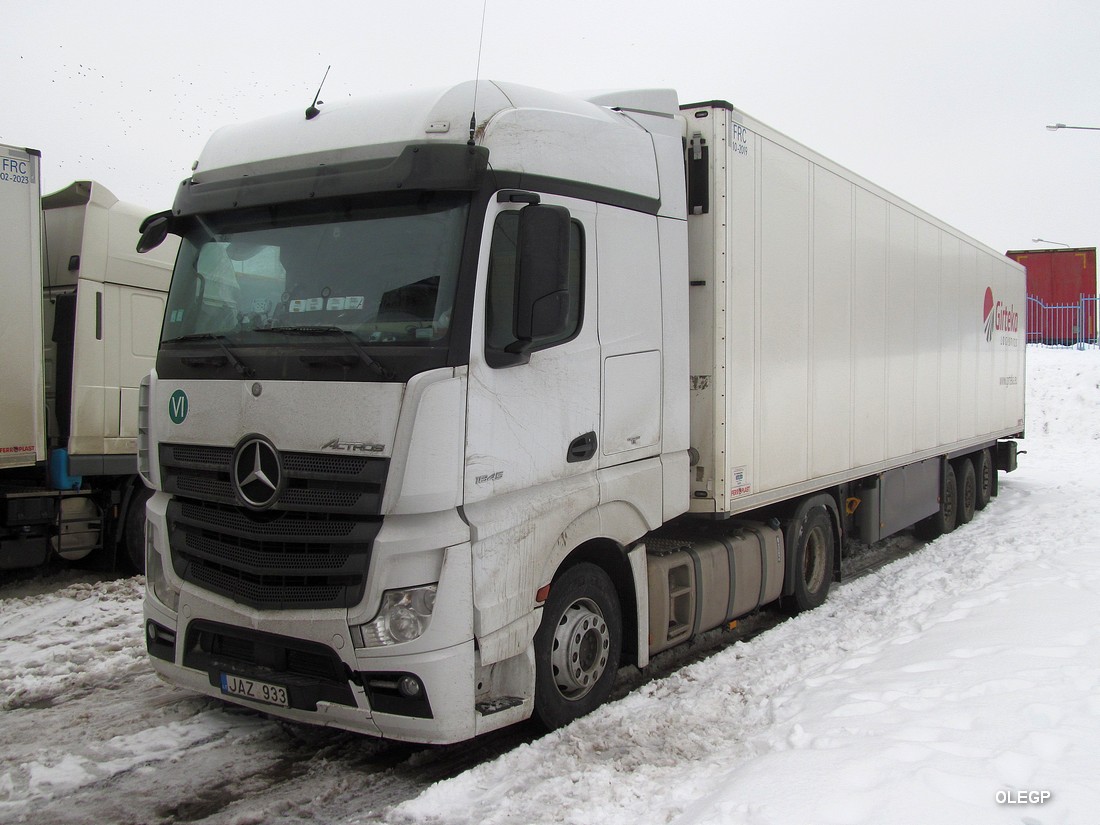 Литва, № JAZ 933 — Mercedes-Benz Actros ('2011) 1845