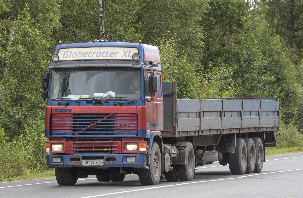 Владимирская область, № В 817 ОХ 33 — Volvo ('1987) F10