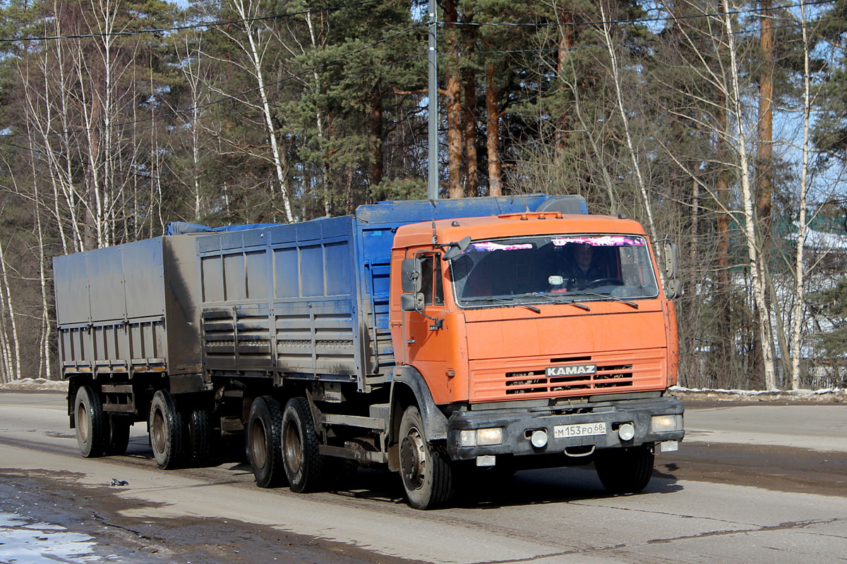 Тамбовская область, № М 153 РО 68 — КамАЗ-65115 (общая модель)