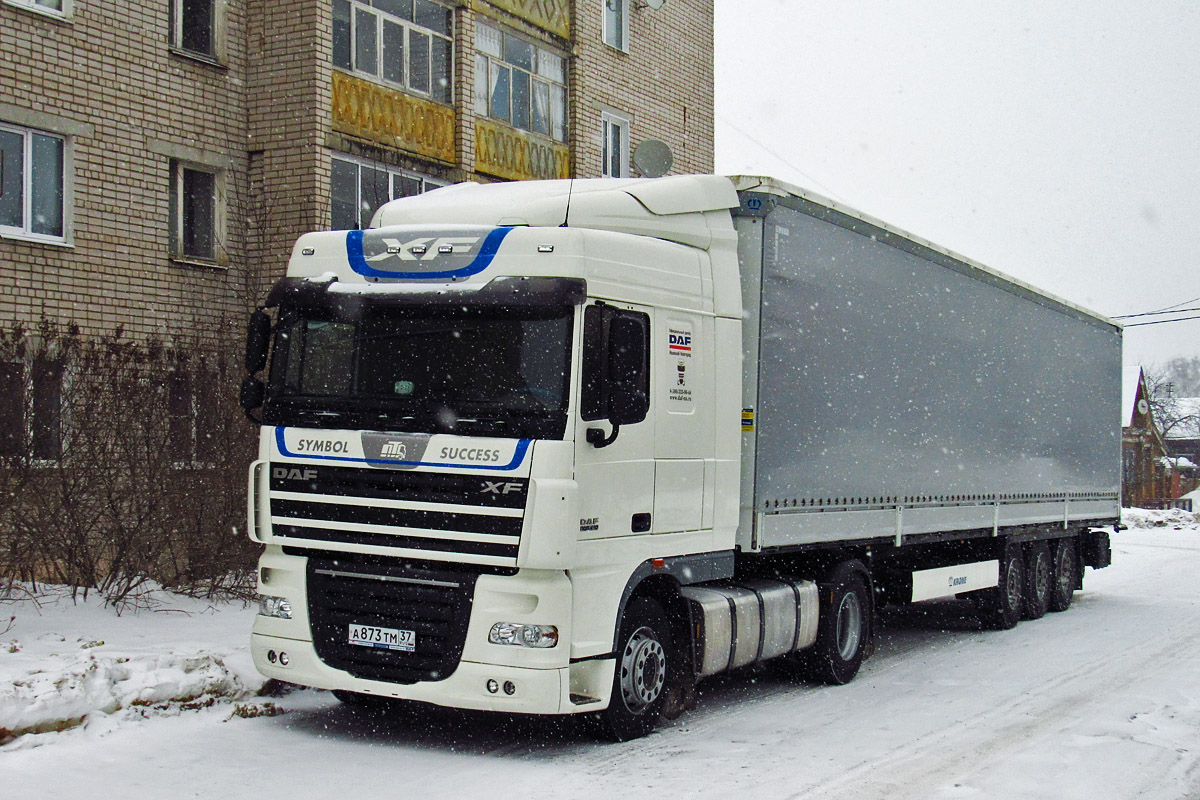 Ивановская область, № А 873 ТМ 37 — DAF XF105 FT