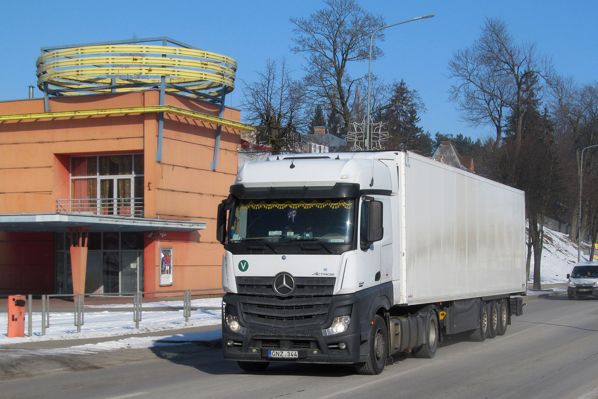 Литва, № GNZ 344 — Mercedes-Benz Actros ('2011) 1842