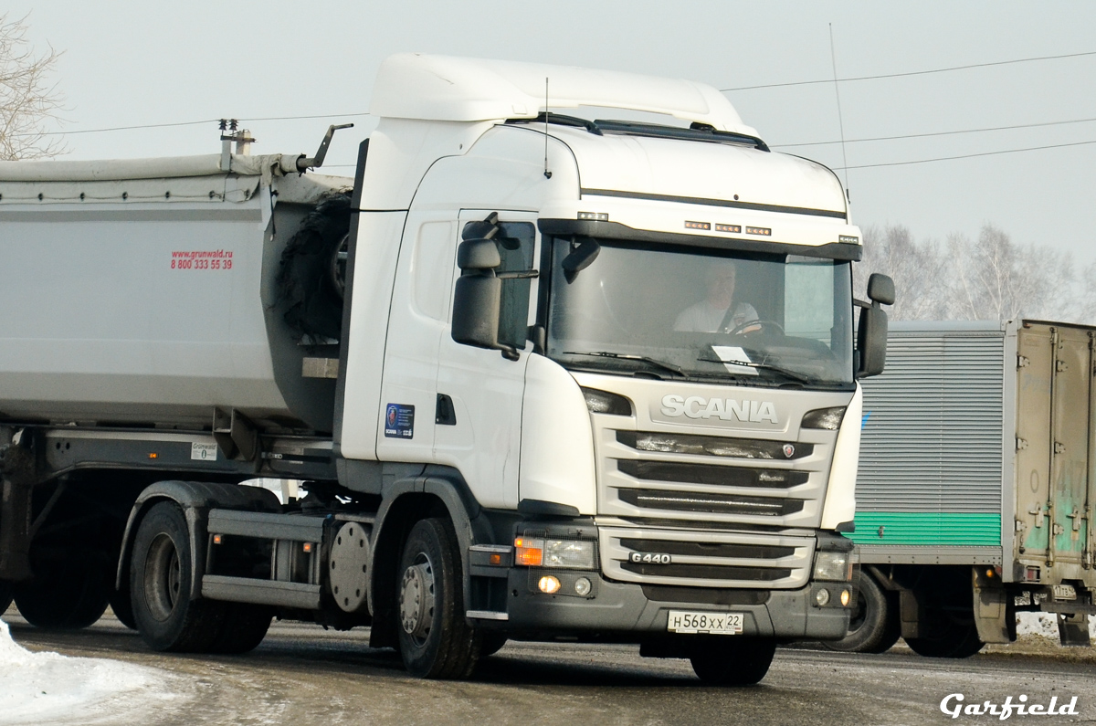 Алтайский край, № Н 568 ХХ 22 — Scania ('2013) G440