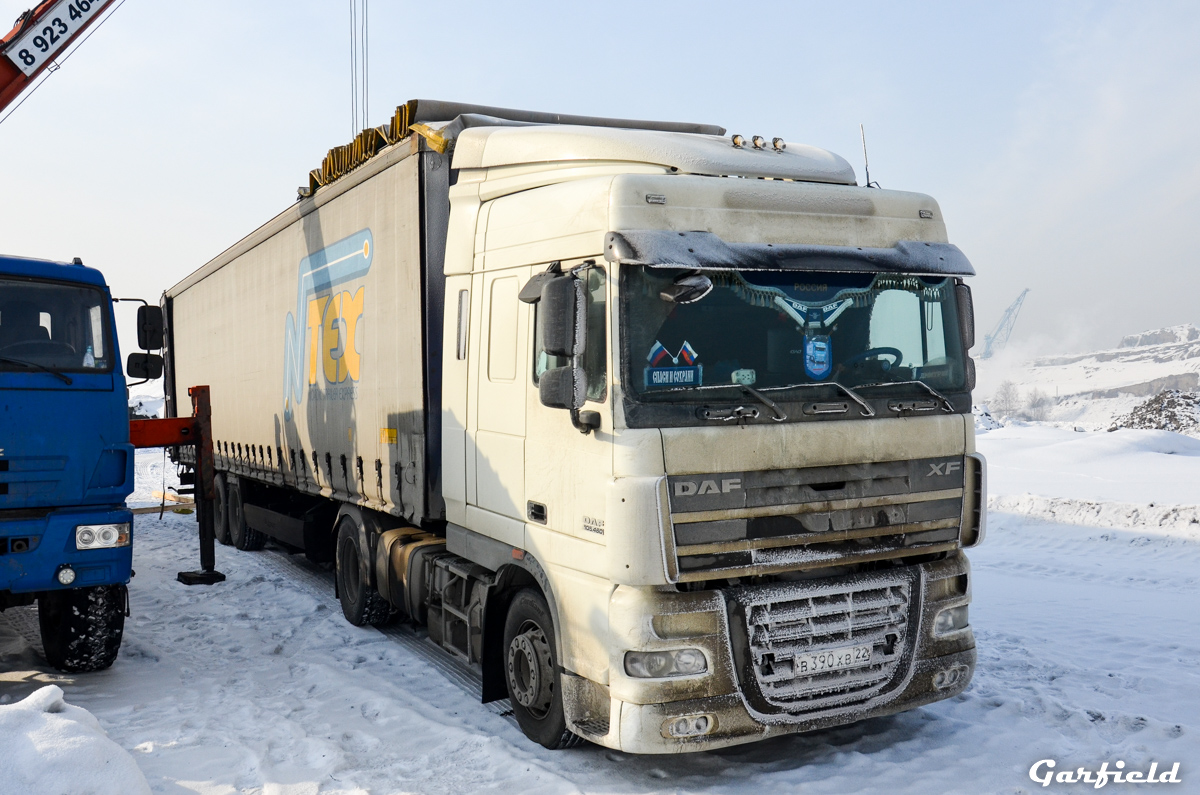 Алтайский край, № В 390 ХВ 22 — DAF XF105 FT