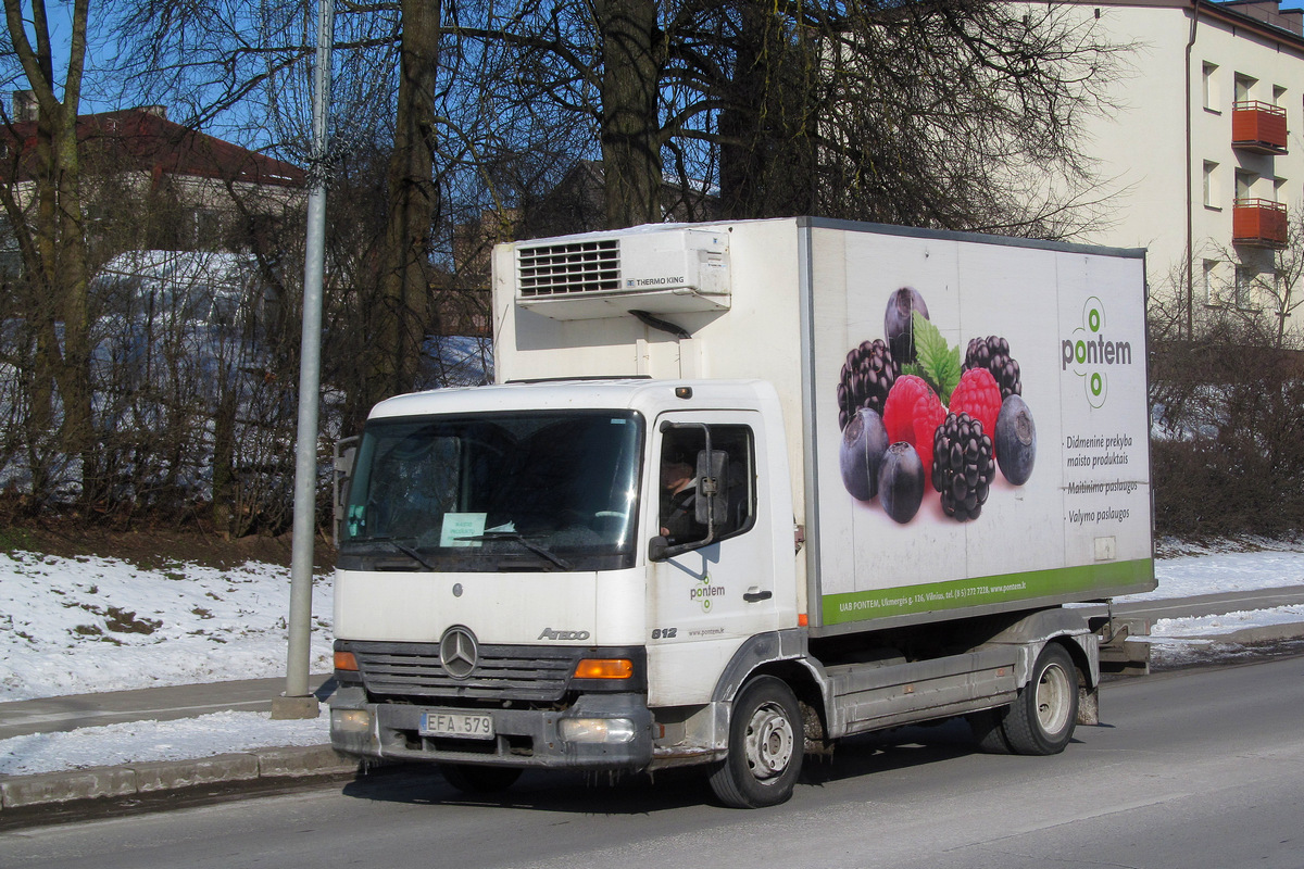 Литва, № EFA 579 — Mercedes-Benz Atego 812